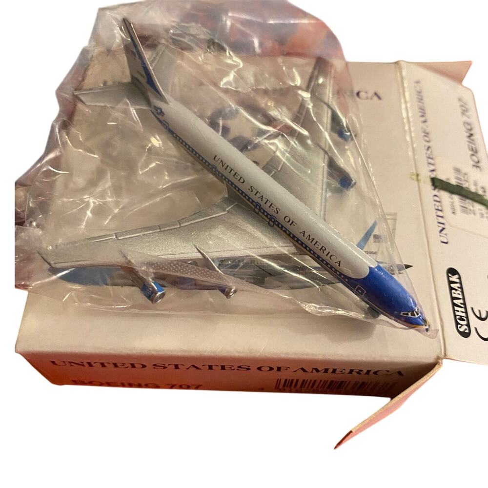 USA Boeing 707 Metal Die-Cast Airplane Model Shabaka MR 935/86